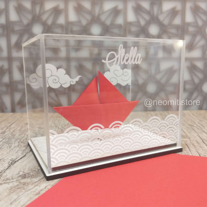 origami barco dobradura japonesa cultura milenar boa sorte prosperidade coragem lembrancinha presente