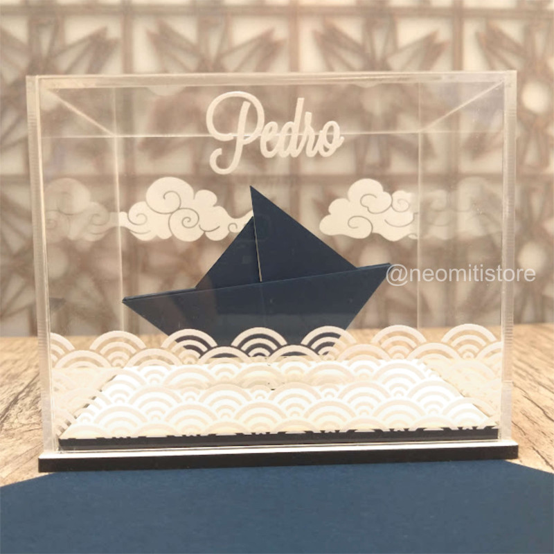origami barco dobradura japonesa cultura milenar boa sorte prosperidade coragem lembrancinha presente