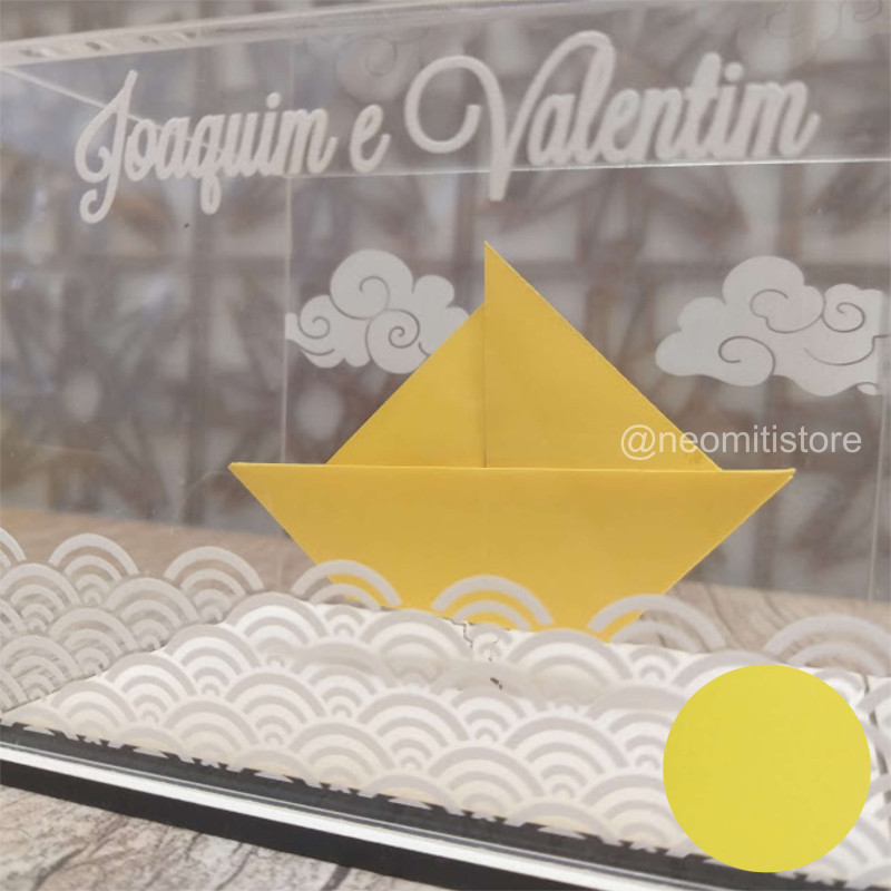 origami barco dobradura japonesa cultura milenar boa sorte prosperidade coragem lembrancinha presente