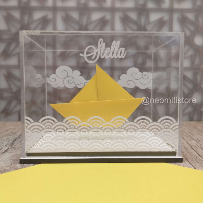 origami barco dobradura japonesa cultura milenar boa sorte prosperidade coragem lembrancinha presente