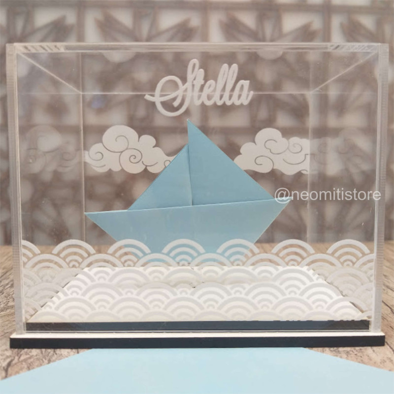 origami barco dobradura japonesa cultura milenar boa sorte prosperidade coragem lembrancinha presente