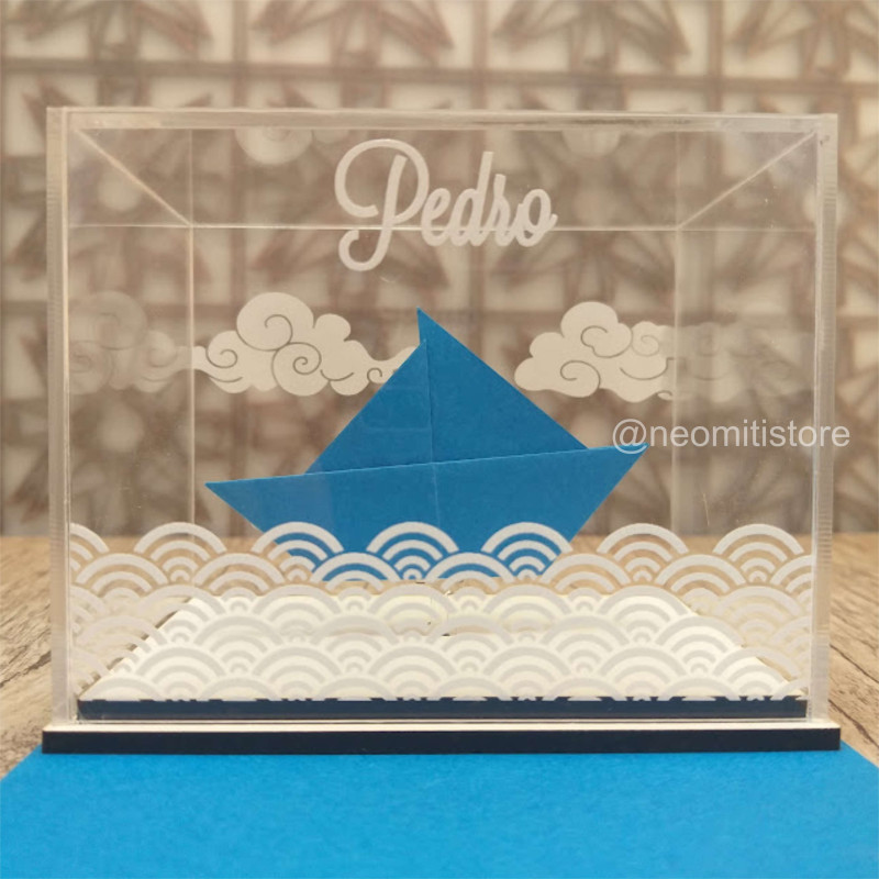origami barco dobradura japonesa cultura milenar boa sorte prosperidade coragem lembrancinha presente