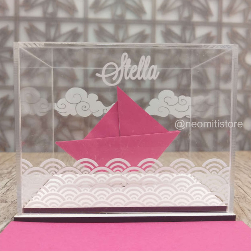 origami barco dobradura japonesa cultura milenar boa sorte prosperidade coragem lembrancinha presente