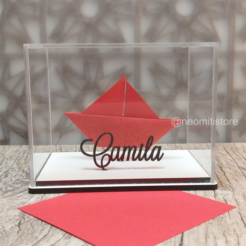 origami barco dobradura japonesa cultura milenar boa sorte prosperidade coragem lembrancinha presente