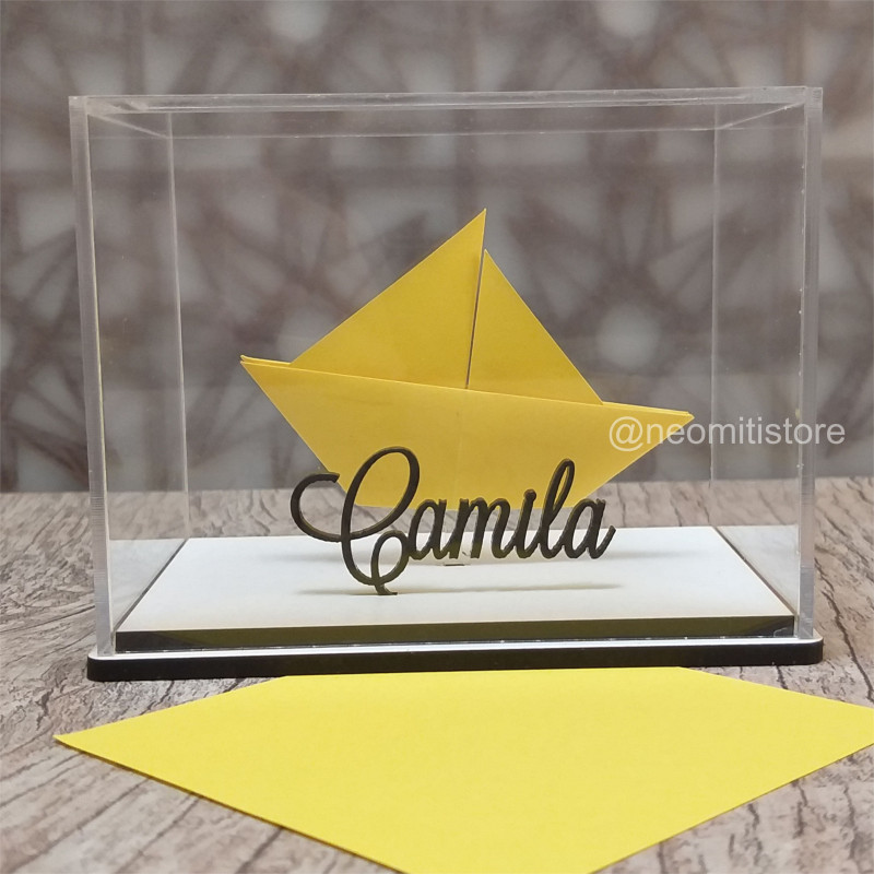 origami barco dobradura japonesa cultura milenar boa sorte prosperidade coragem lembrancinha presente