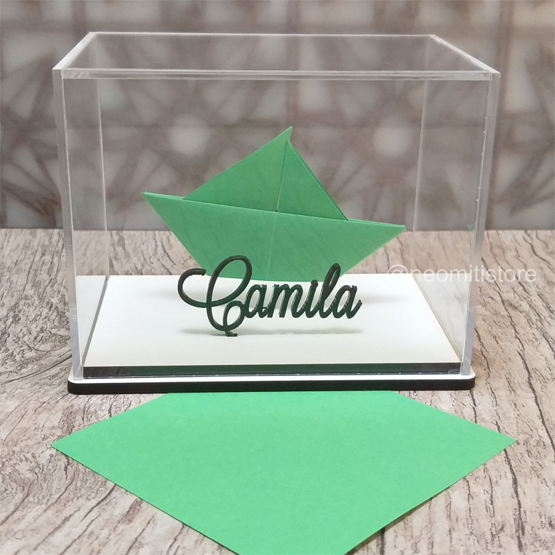 origami barco dobradura japonesa cultura milenar boa sorte prosperidade coragem lembrancinha presente