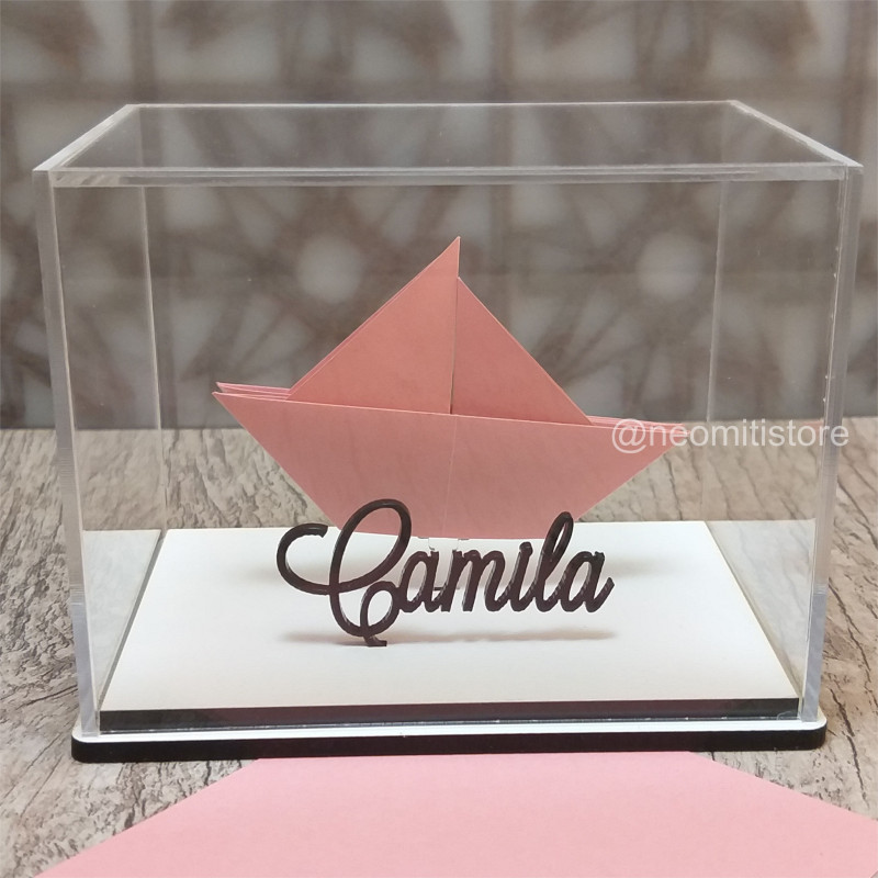 origami barco dobradura japonesa cultura milenar boa sorte prosperidade coragem lembrancinha presente
