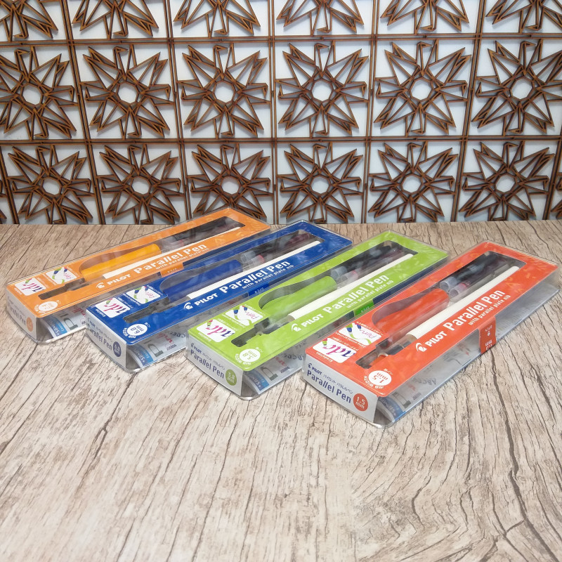 parallel pen caligrafia ponta quadrada lettering