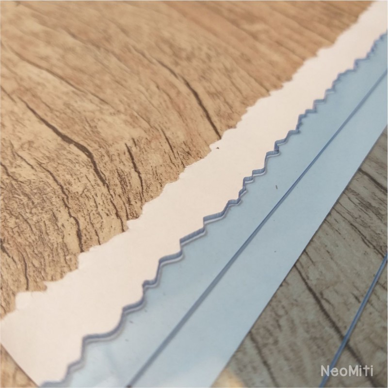 régua para picotar rasgar borda papel scrapbook