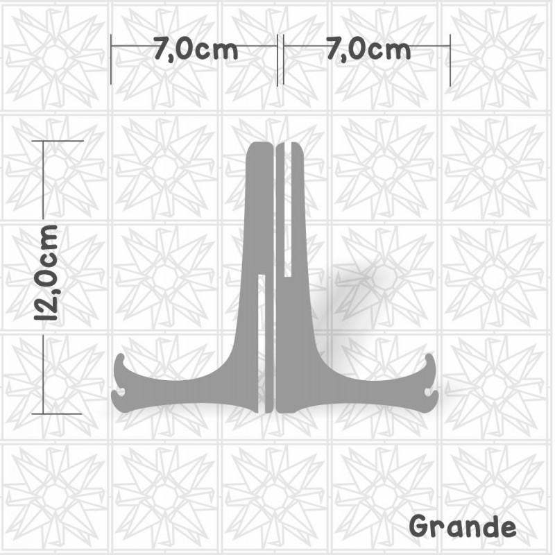 suporte para prato azulejo quadro lettering placa em mdf de 3mm cru