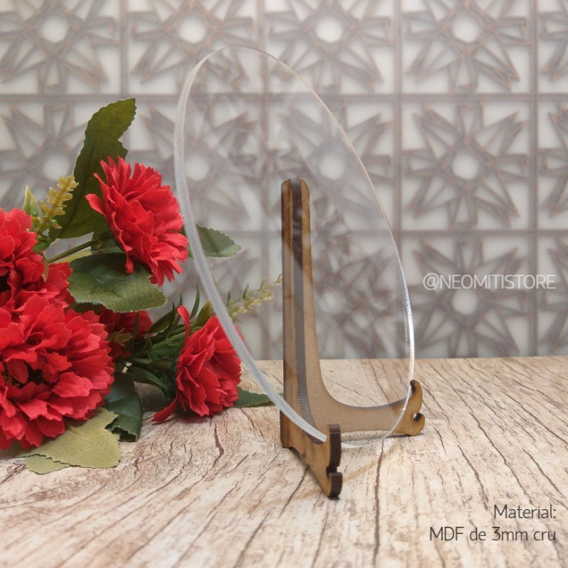 suporte para prato azulejo quadro lettering placa em mdf de 3mm cru