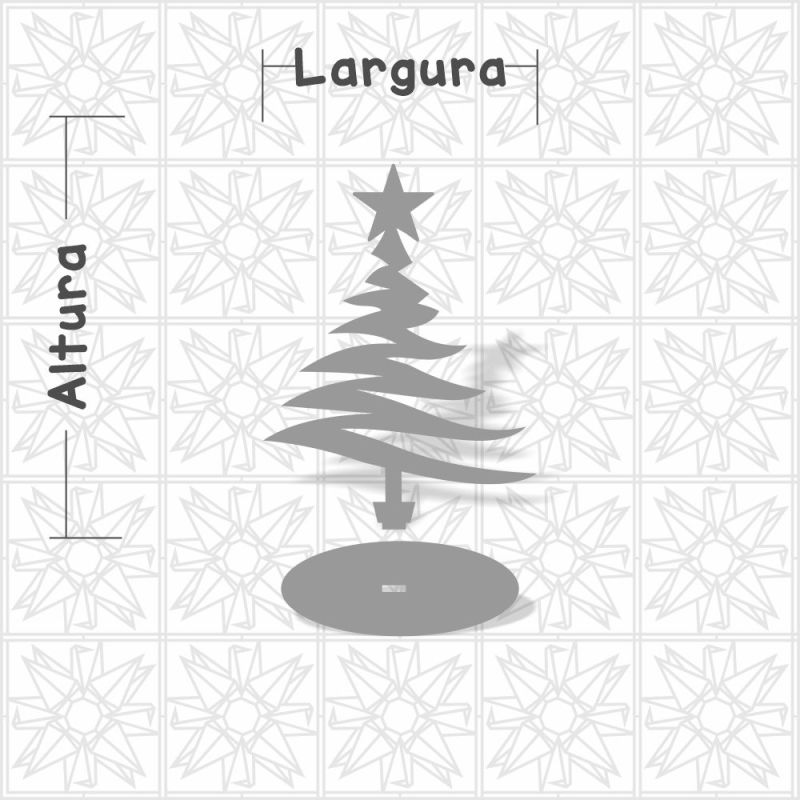 Árvore de Natal com base