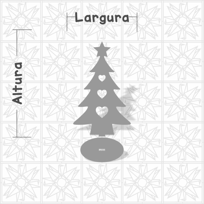 Árvore de Natal com base