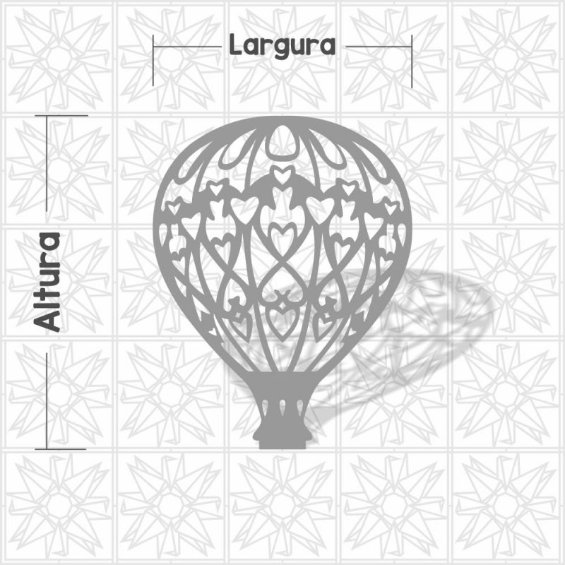 Balão Arabesco Vazado