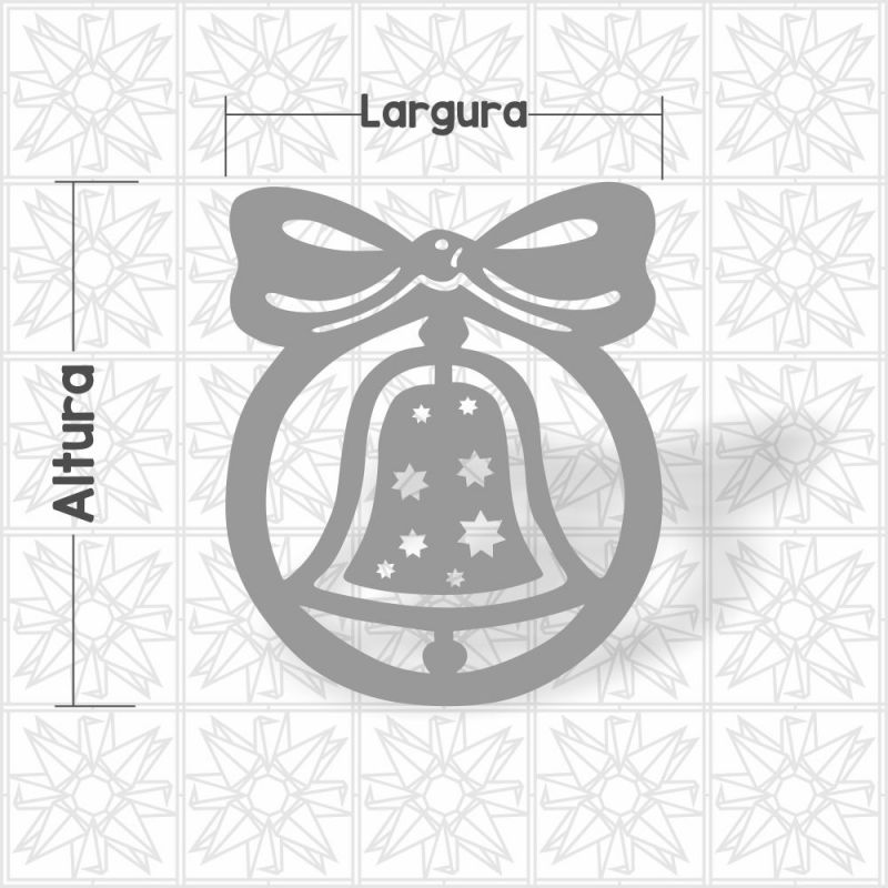 Bola de Natal com sino