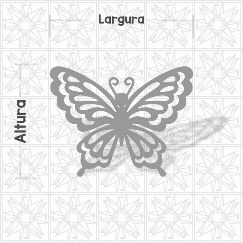 Borboleta vazada