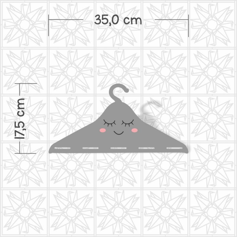 Cabide para laços - 5 fitas