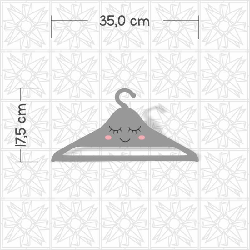 Cabide para tiaras - 1 vão fechado