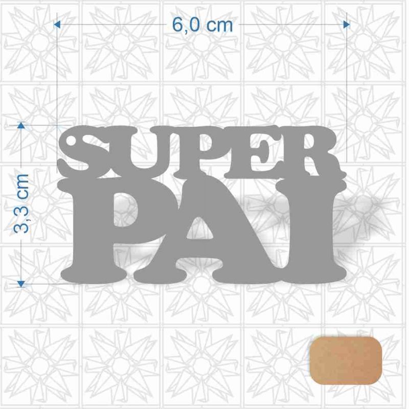 Chaveiro Dia dos Pais em MDF 3 mm cru