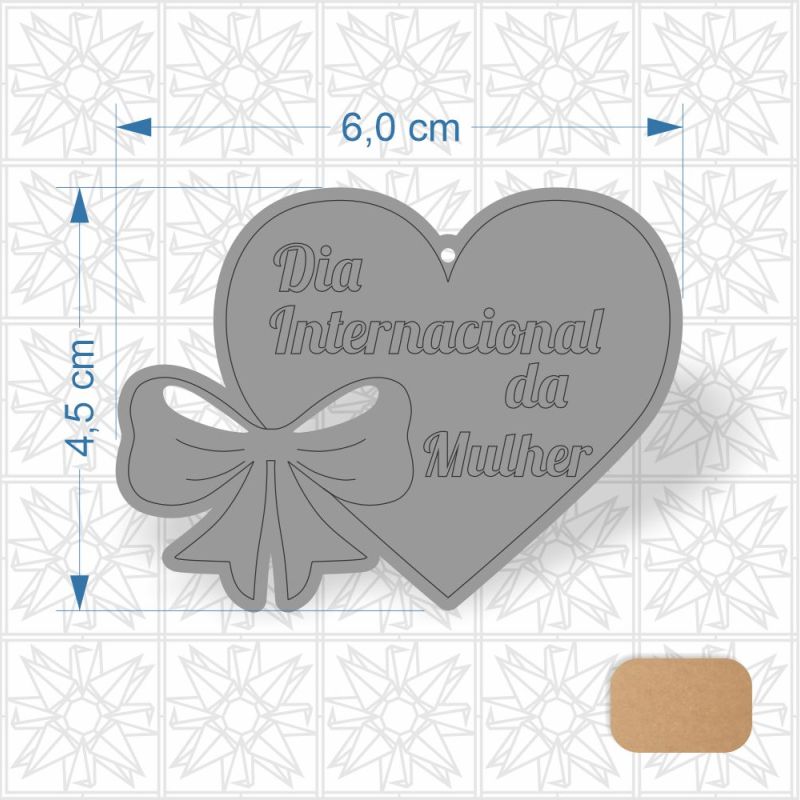 Chaveiro Dia Internacional da Mulher