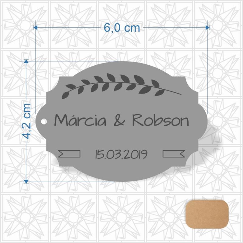 Chaveiro Personalizado em MDF de 3mm Cru