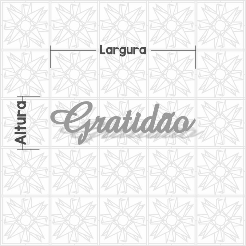 Gratidão - cursivo