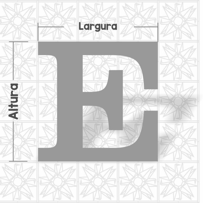 Letra E - Forma