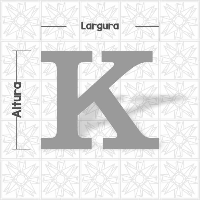Letra K - Forma