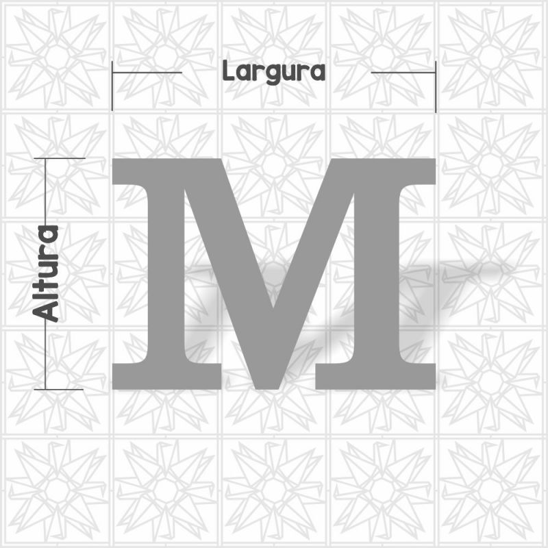 Letra M - Forma