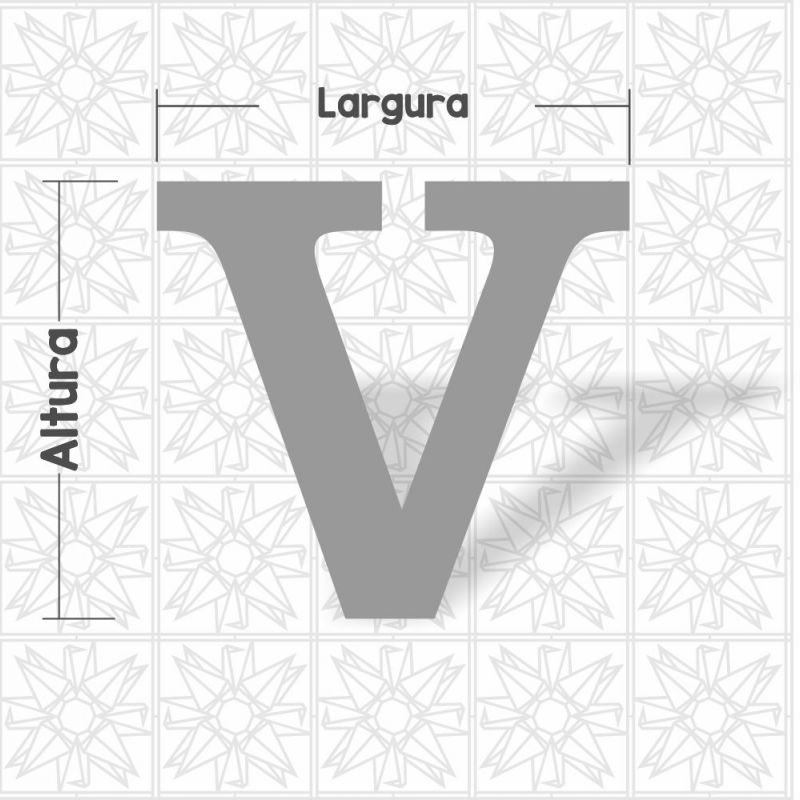 Letra V - Forma