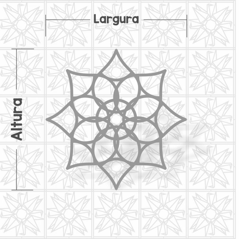 Mandala Abstrata Estrela