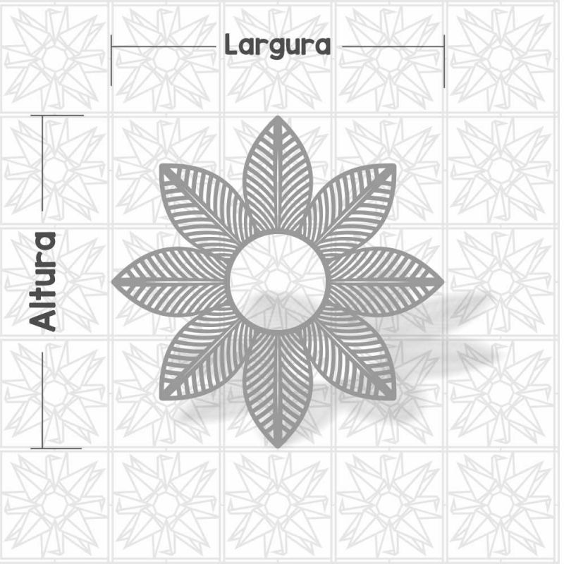 Mandala Abstrata Flor