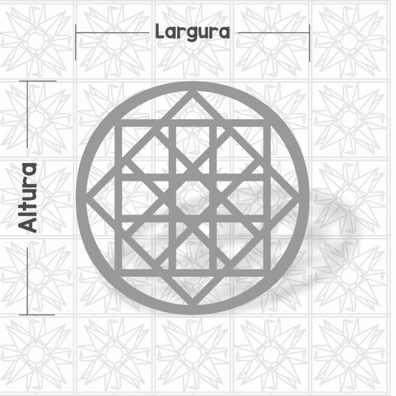 Mandala Abstrata Geométrica