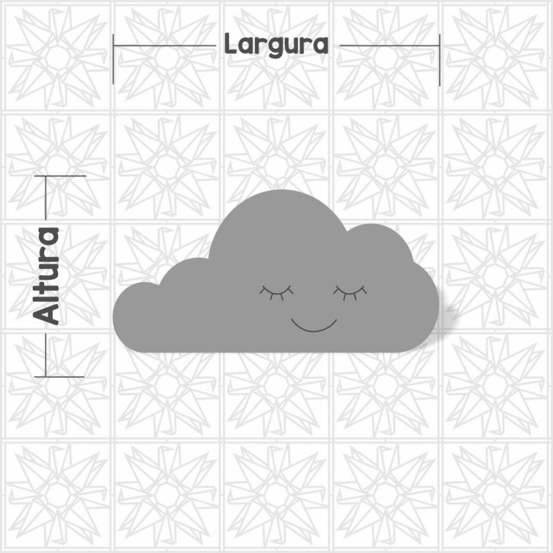 Nuvem com carinha