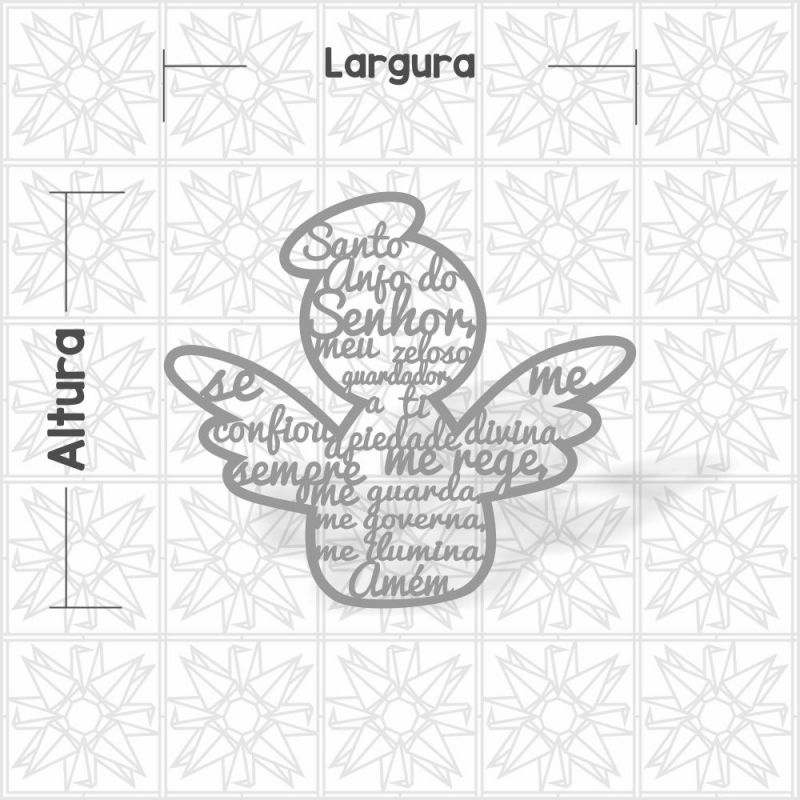 Oração Santo Anjo - Anjo