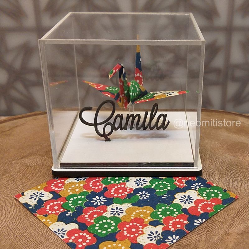 Origami Tsuru - Floral