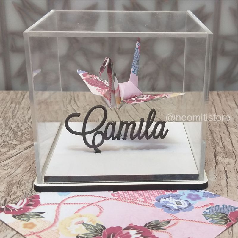 Origami Tsuru - Floral