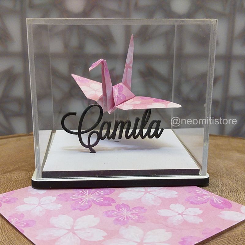 Origami Tsuru - Sakura Rosa