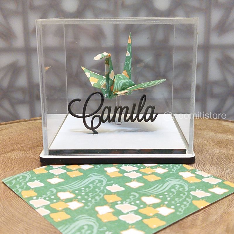 Origami Tsuru - Verde