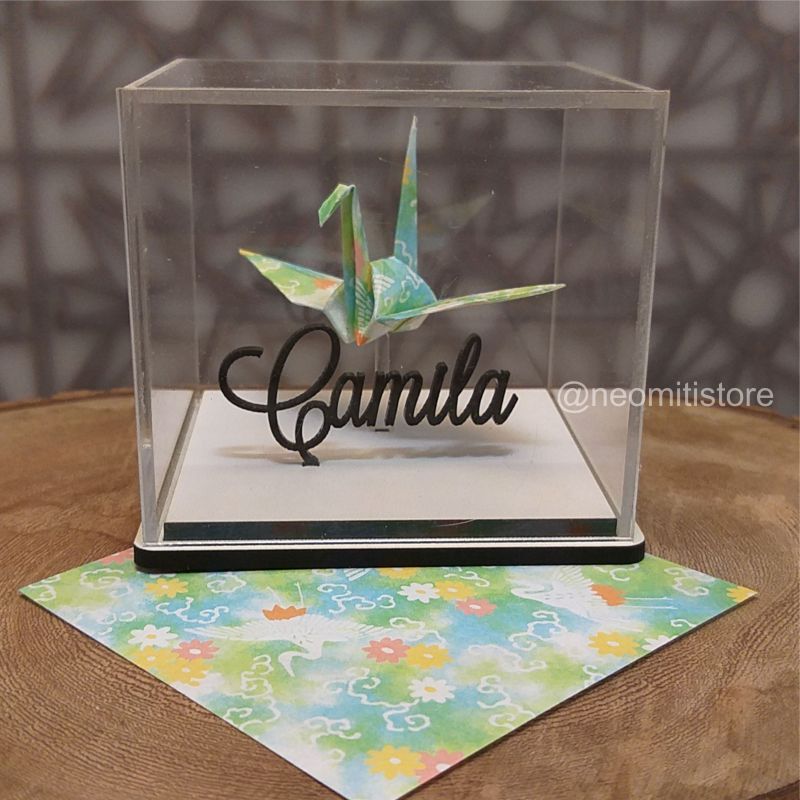 Origami Tsuru - Verde