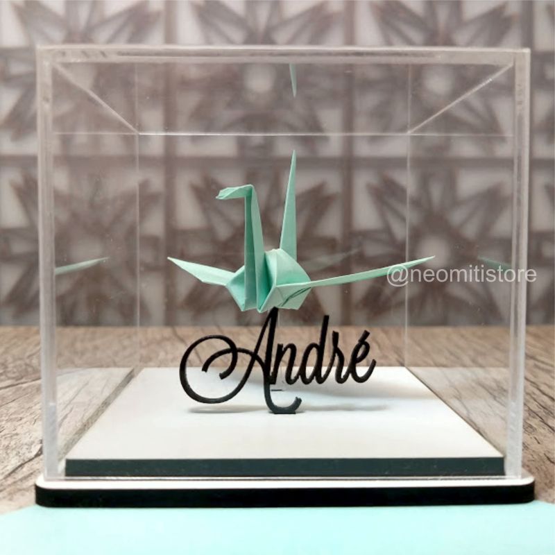 Origami Tsuru - Verde claro