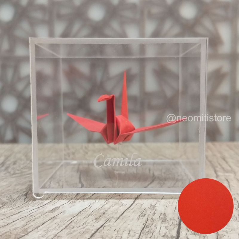 Origami Tsuru - Vermelho