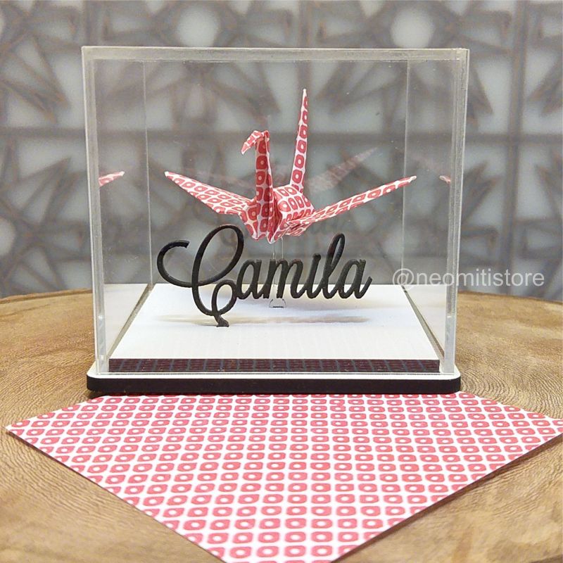 Origami Tsuru - Vermelho