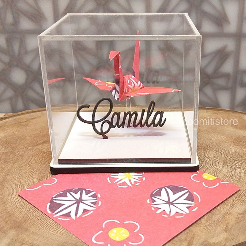 Origami Tsuru - Vermelho