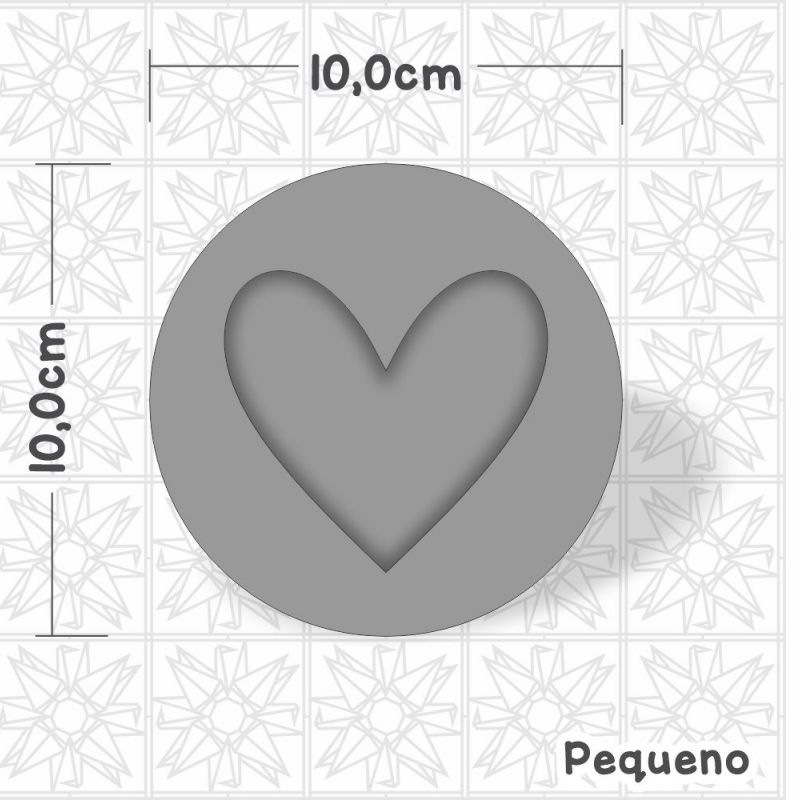 Porta alianças coração