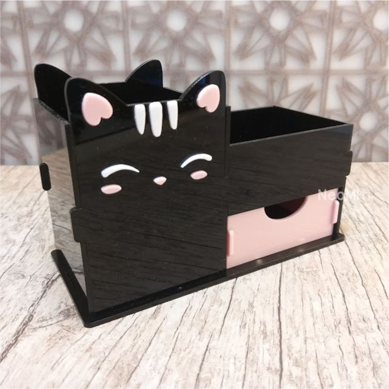 Porta canetas Gatinho