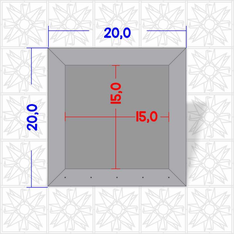 Quadro com moldura simples - Quadrado