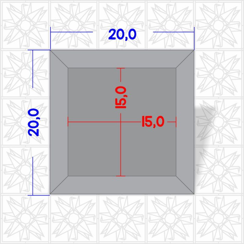 Quadro com moldura simples - Quadrado
