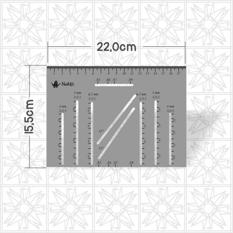 Régua para envelope