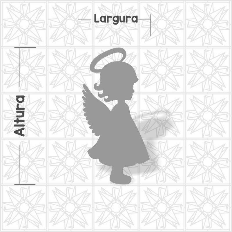 Silhueta Menina Anjo
